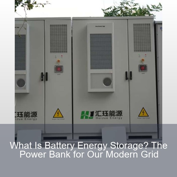 What Is Battery Energy Storage? The Power Bank for Our Modern Grid